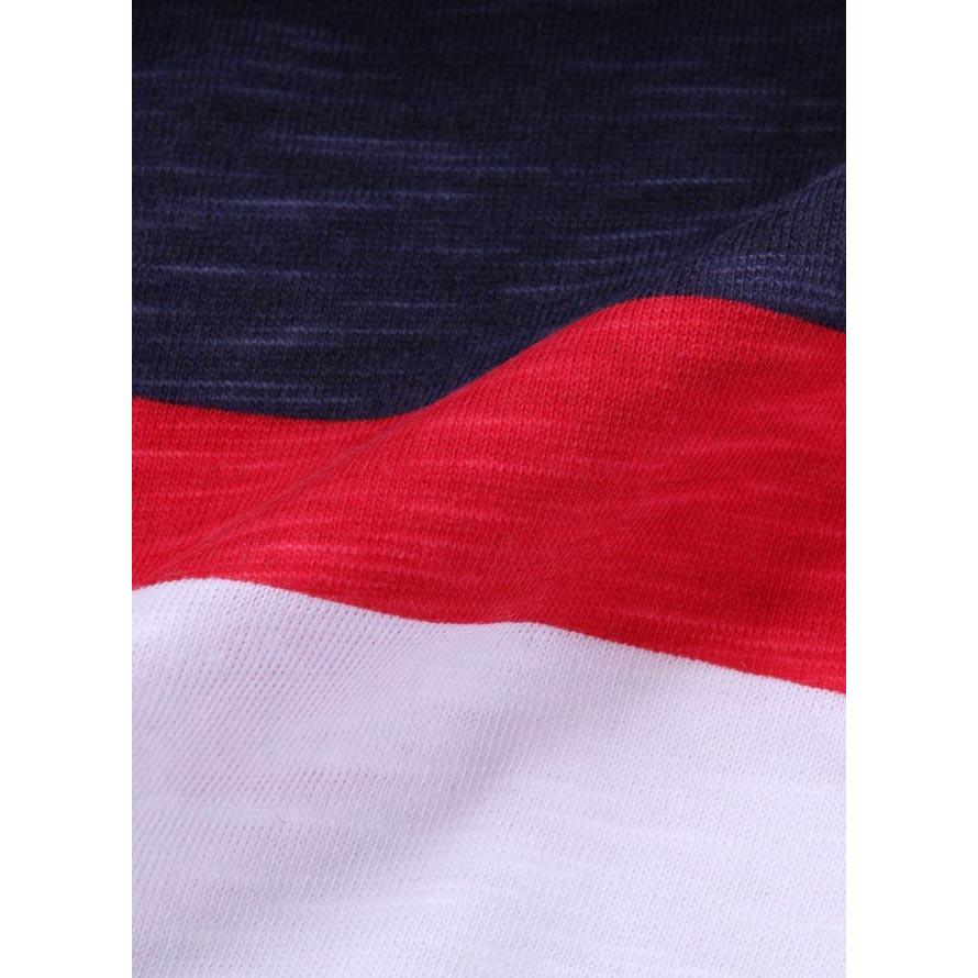 大きいサイズ 半袖Tシャツ カットソー メンズ Vネック launching pad(ランチングパッド) 裏プリント 3L 4L 5L 6L カジュアル 青 赤 春 夏 |  | 06