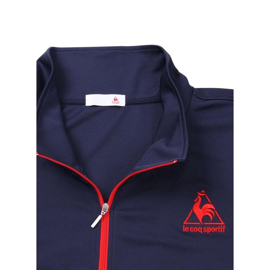 大きいサイズ 半袖Tシャツ メンズ ハーフジップ LE COQ SPORTIF(ルコックスポルティフ) メッシュ素材 3L 4L 5L 6L カジュアル 青 茶 黒 紺 白 春 夏 | le coq sportif | 10