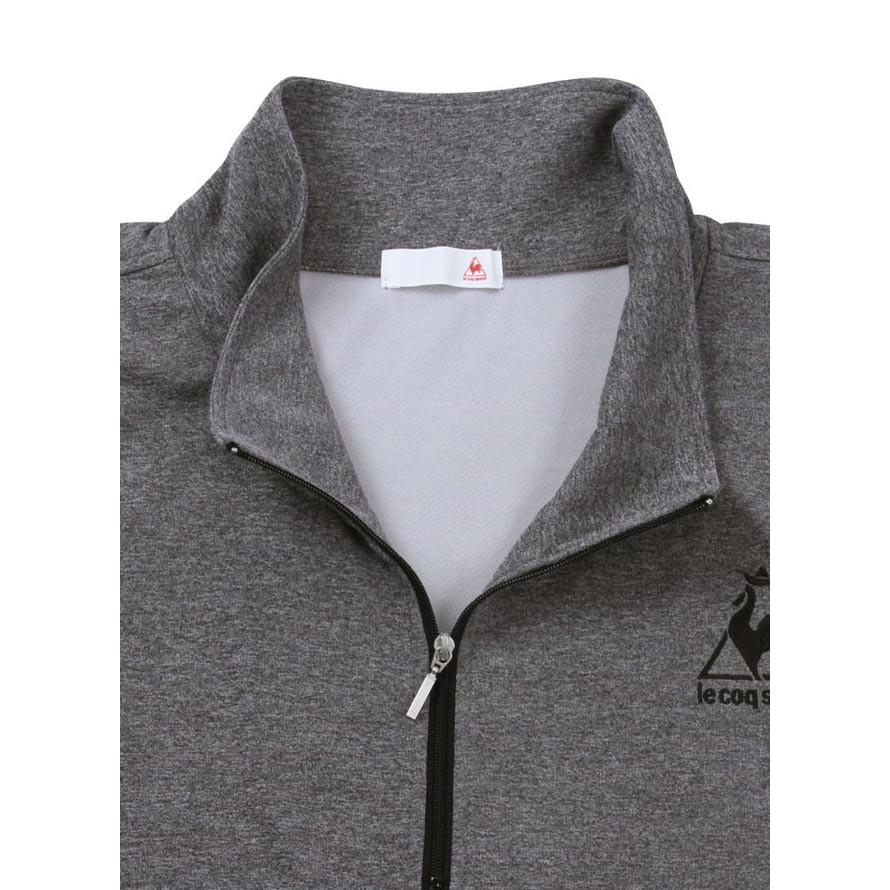 大きいサイズ 半袖Tシャツ メンズ ハーフジップ LE COQ SPORTIF(ルコックスポルティフ) メッシュ素材 3L 4L 5L 6L カジュアル 青 茶 黒 紺 白 春 夏 | le coq sportif | 14