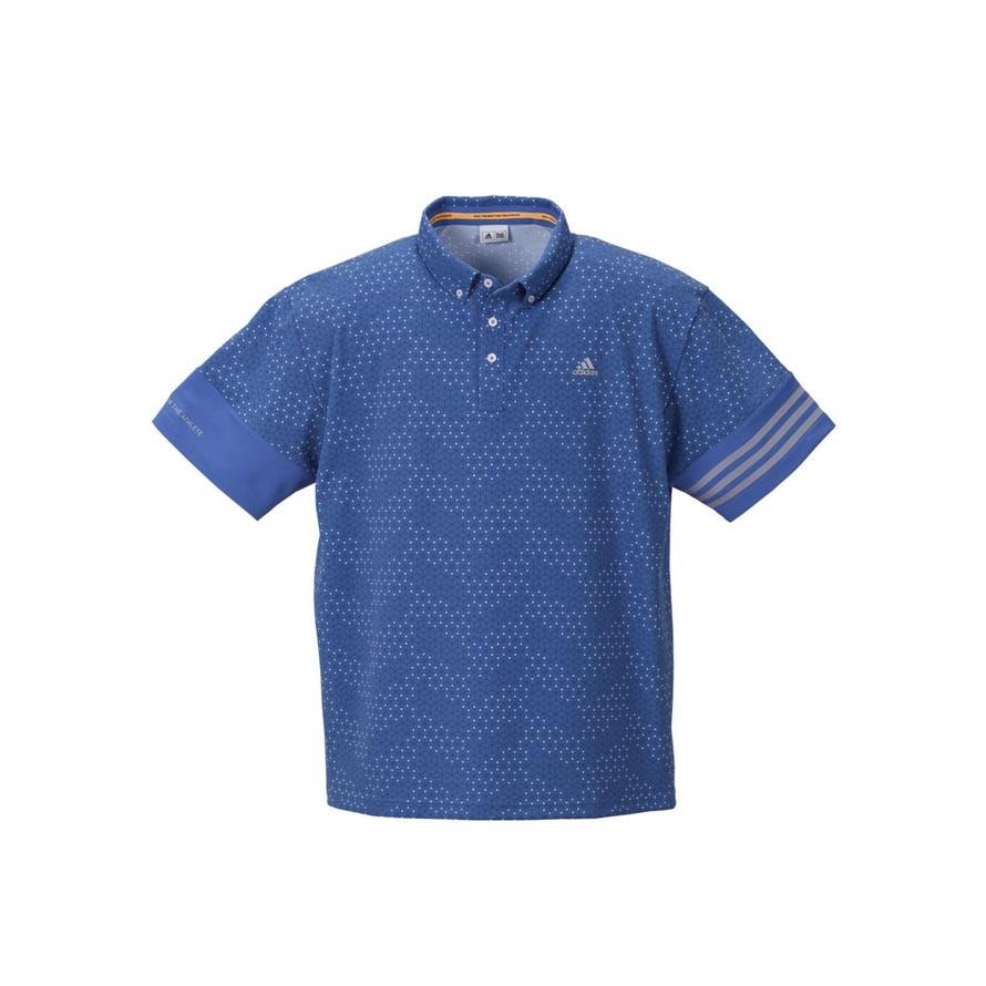 大きいサイズ ポロシャツ メンズ ボタンダウン adidas golf (アディダスゴルフ) UVケア 吸汗速乾 3L/4L/5L/6L スポーツ 青 黒 春 夏 |  | 02