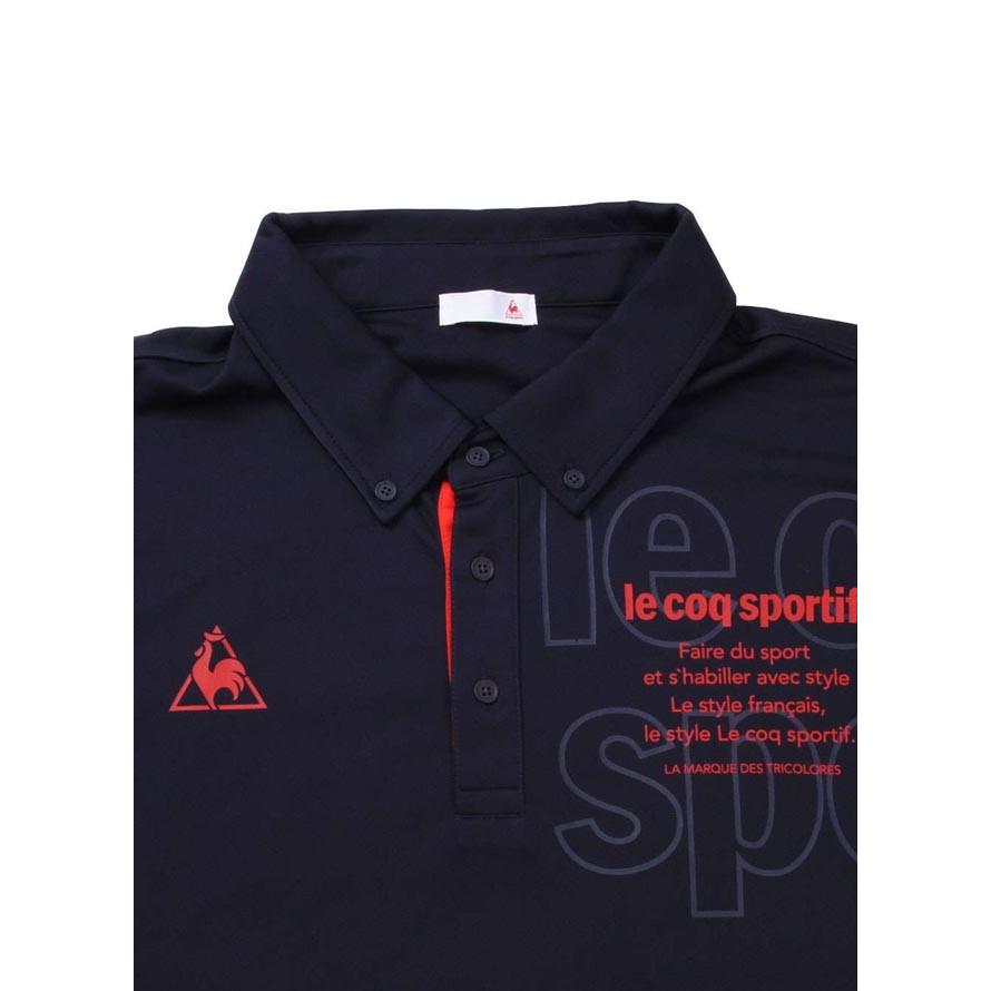 大きいサイズ ポロシャツ メンズ ボタンダウン LE COQ SPORTIF (ルコックスポルティフ) 3L 4L 5L 6L カジュアル 茶 黒 紺 白 春 夏 | le coq sportif | 12