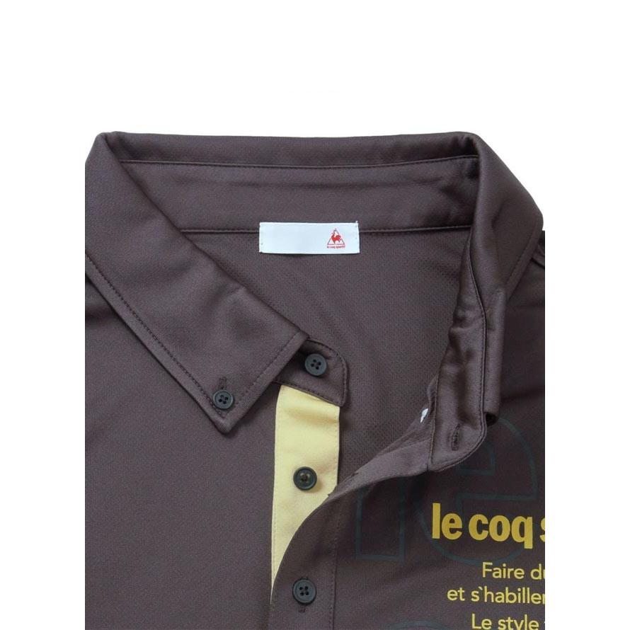 大きいサイズ ポロシャツ メンズ ボタンダウン LE COQ SPORTIF (ルコックスポルティフ) 3L 4L 5L 6L カジュアル 茶 黒 紺 白 春 夏 | le coq sportif | 15