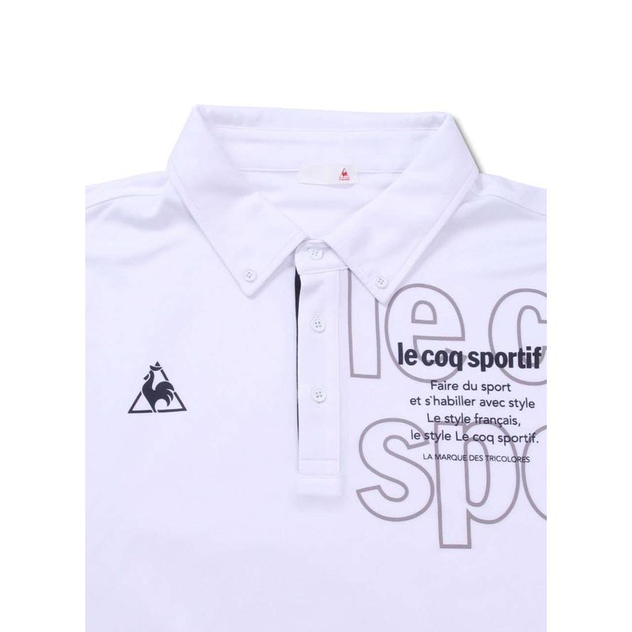 大きいサイズ ポロシャツ メンズ ボタンダウン LE COQ SPORTIF (ルコックスポルティフ) 3L 4L 5L 6L カジュアル 茶 黒 紺 白 春 夏 | le coq sportif | 18