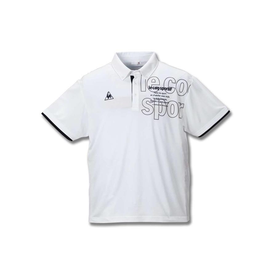 大きいサイズ ポロシャツ メンズ ボタンダウン LE COQ SPORTIF (ルコックスポルティフ) 3L 4L 5L 6L カジュアル 茶 黒 紺 白 春 夏 | le coq sportif | 04