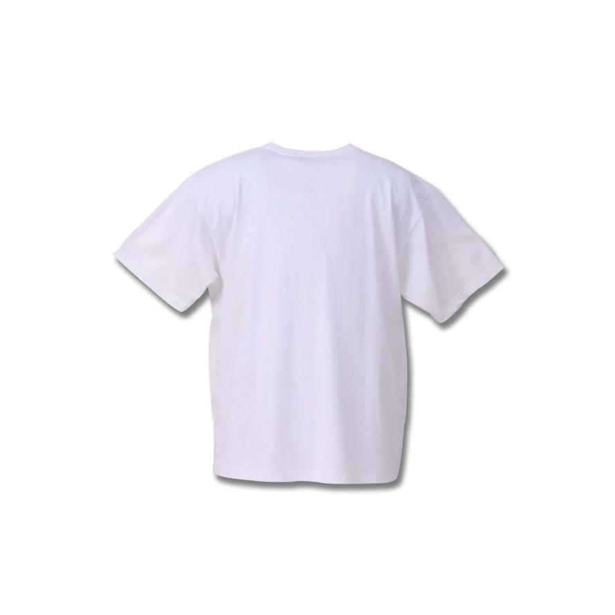 大きいサイズ 半袖Tシャツ メンズ Uネック ロゴT VANS(バンズ) 綿100％ 3L 4L 5L 6L カジュアル 白 黒 春 夏 | VANS | 06