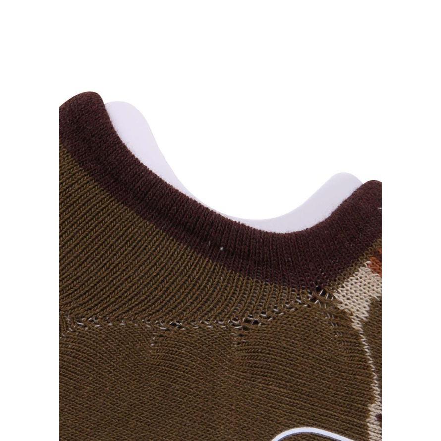 大きいサイズ 靴下 メンズ OUTDOOR PRODUCTS レインカモ柄 カジュアル 青 茶 灰 春 夏 秋 冬 【3足SET】[29〜31cm] | OUTDOOR PRODUCTS | 03