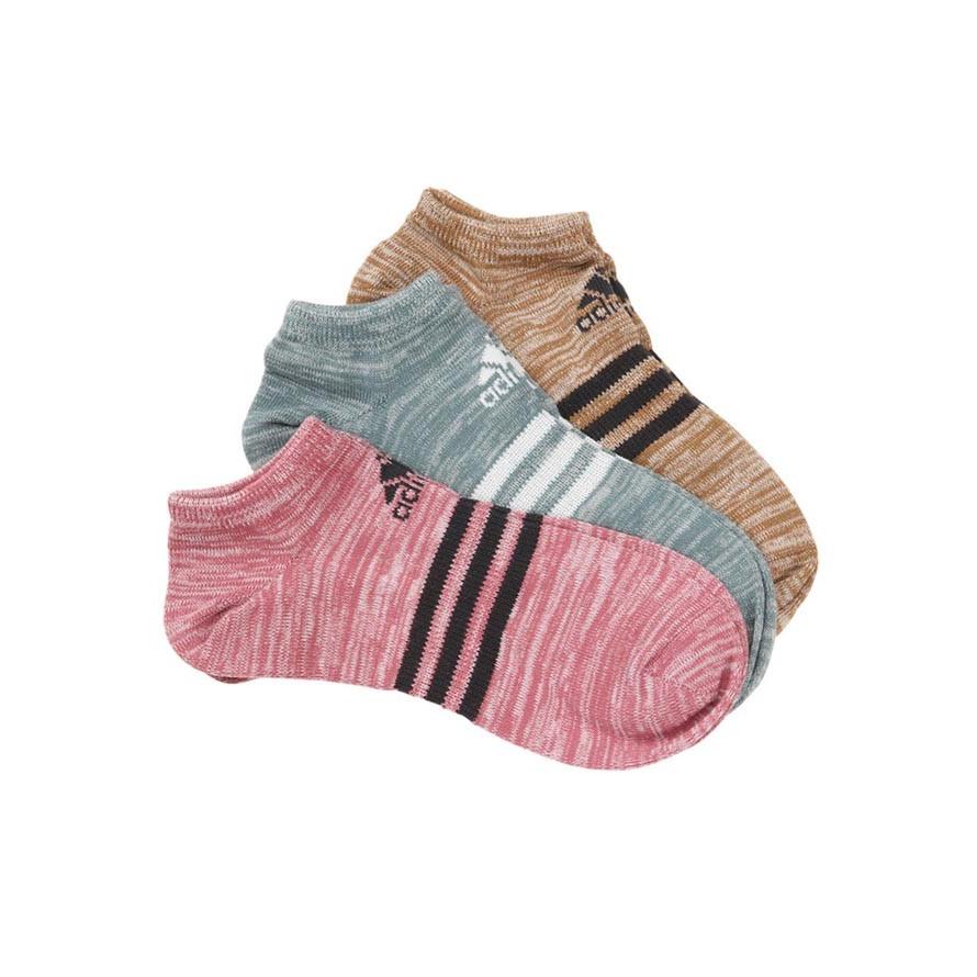 大きいサイズ アウトドアウェア小物　靴下 メンズ 杢調 adidas(アディダス) アンクル 3個セット F    カジュアル 桃 緑 茶 灰 黒 春 夏 秋 冬 | adidas | 01