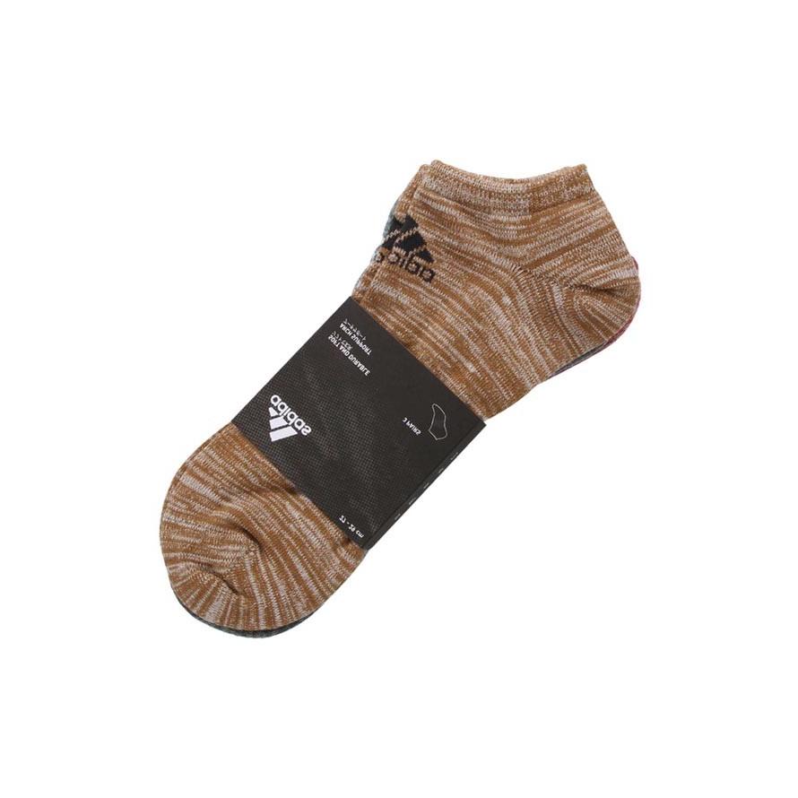 大きいサイズ アウトドアウェア小物　靴下 メンズ 杢調 adidas(アディダス) アンクル 3個セット F    カジュアル 桃 緑 茶 灰 黒 春 夏 秋 冬 | adidas | 04