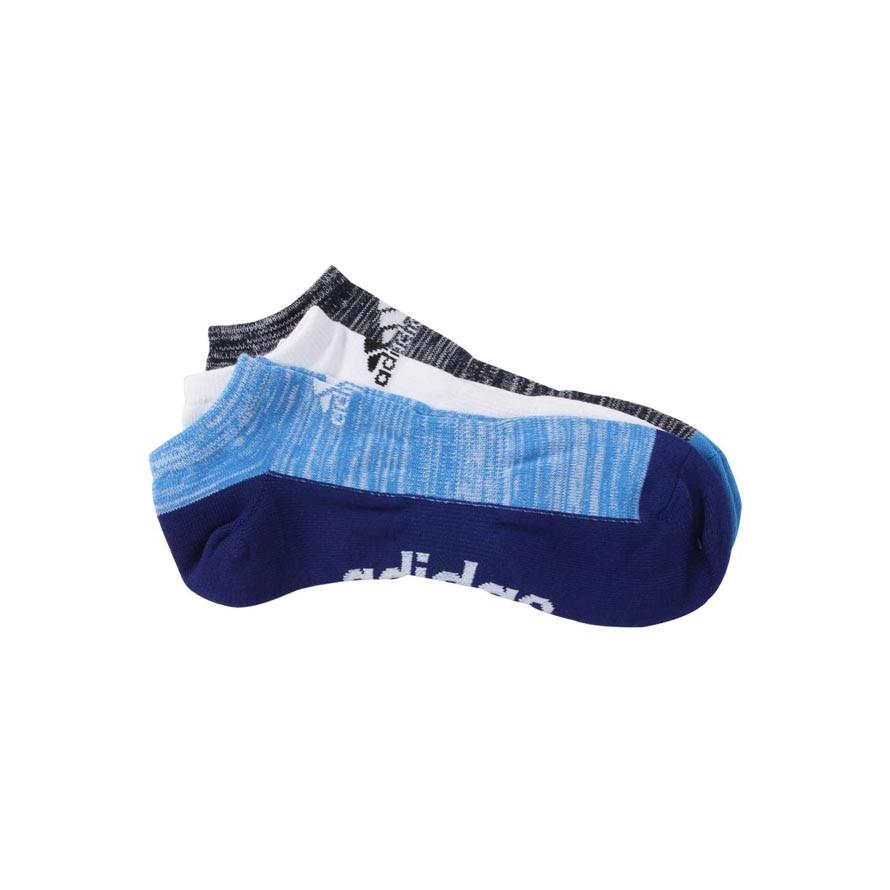 大きいサイズ アウトドアウェア小物　靴下 メンズ スポーティー adidas(アディダス) アンクル 3個セット F    カジュアル 桃 緑 茶 灰 黒 春 夏 秋 冬 | adidas | 02