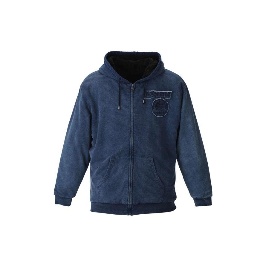 大きいサイズ メンズ フルジップパーカー 裏ボア 2L 3L 4L 5L 6L カジュアル 桃 紺 秋 冬 |  | 02