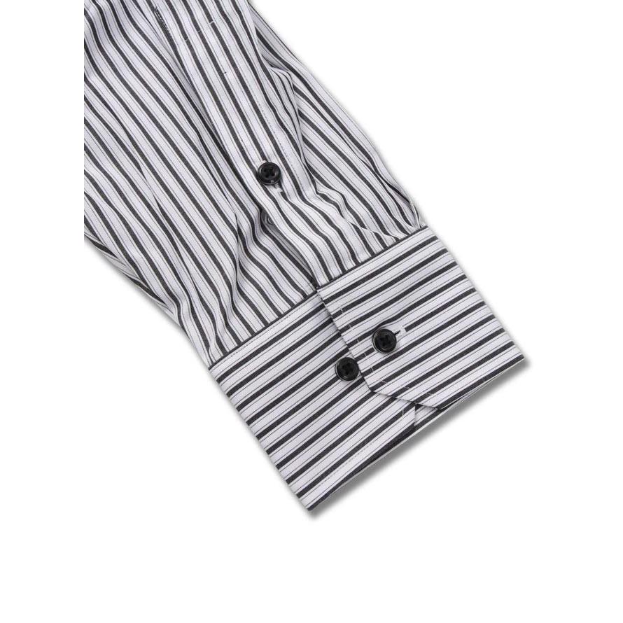 大きいサイズ 長袖ワイシャツ メンズ ドゥエ HIROKO KOSHINO (ヒロココシノ) BD 3L 4L 5L 6L 7L 8L フォーマル ホワイト×ブラック 春 夏 秋 冬 | HIROKO KOSHINO | 04