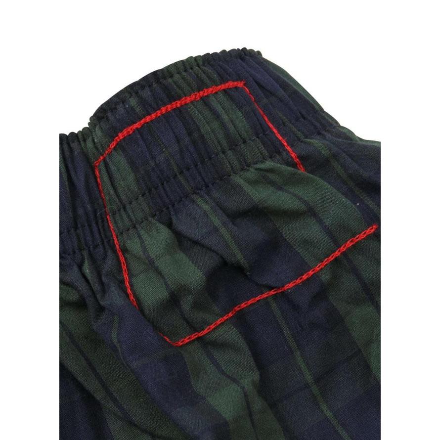 【返品交換不可】大きいサイズ トランクス メンズ 前開き(ボタン) 2枚セット Levi's (リーバイス) チェック柄 4L 5L 6L 8L 緑 赤 春 夏 秋 冬 | Levi's | 08