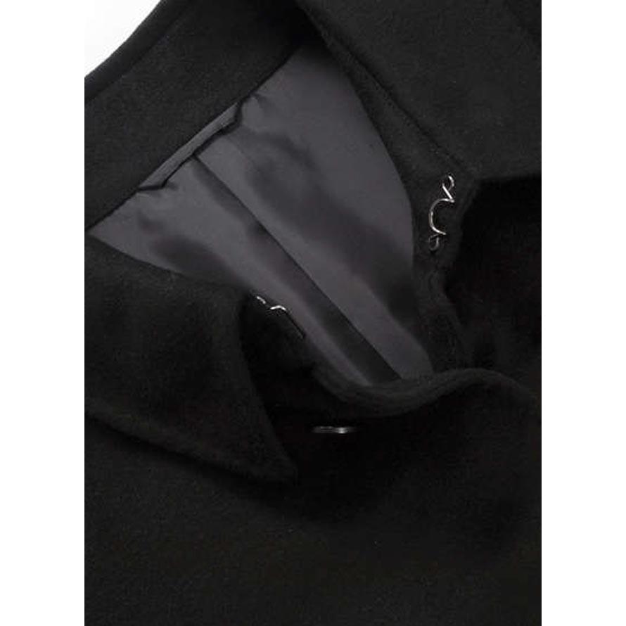 大きいサイズ ステンカラーコート メンズ  MICHIKO LONDON KOSHINO (ミチコロンドンコシノ) 総裏 比翼仕立て 3L 4L 5L 6L ビジネス 黒 秋 冬 |  | 02