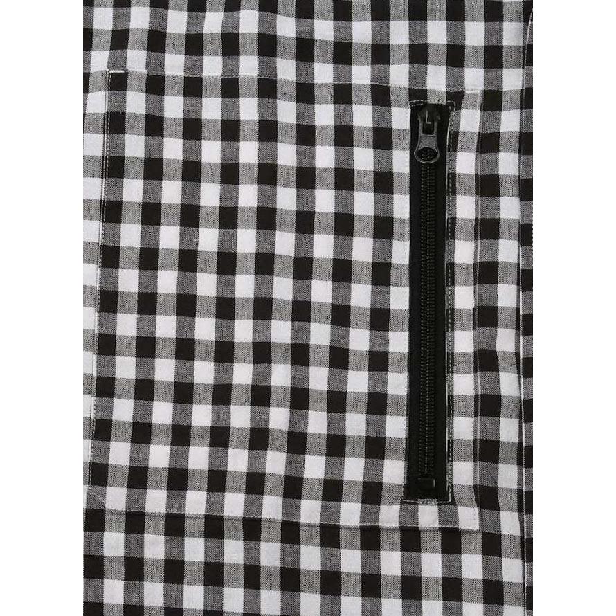 大きいサイズ 長袖マウンテンシャツ メンズ OUTDOOR PRODUCTS (アウトドア) チェック 綿麻 3L 4L 5L 6L 8L  カジュアル 黒 紺 春 夏 | OUTDOOR PRODUCTS | 15