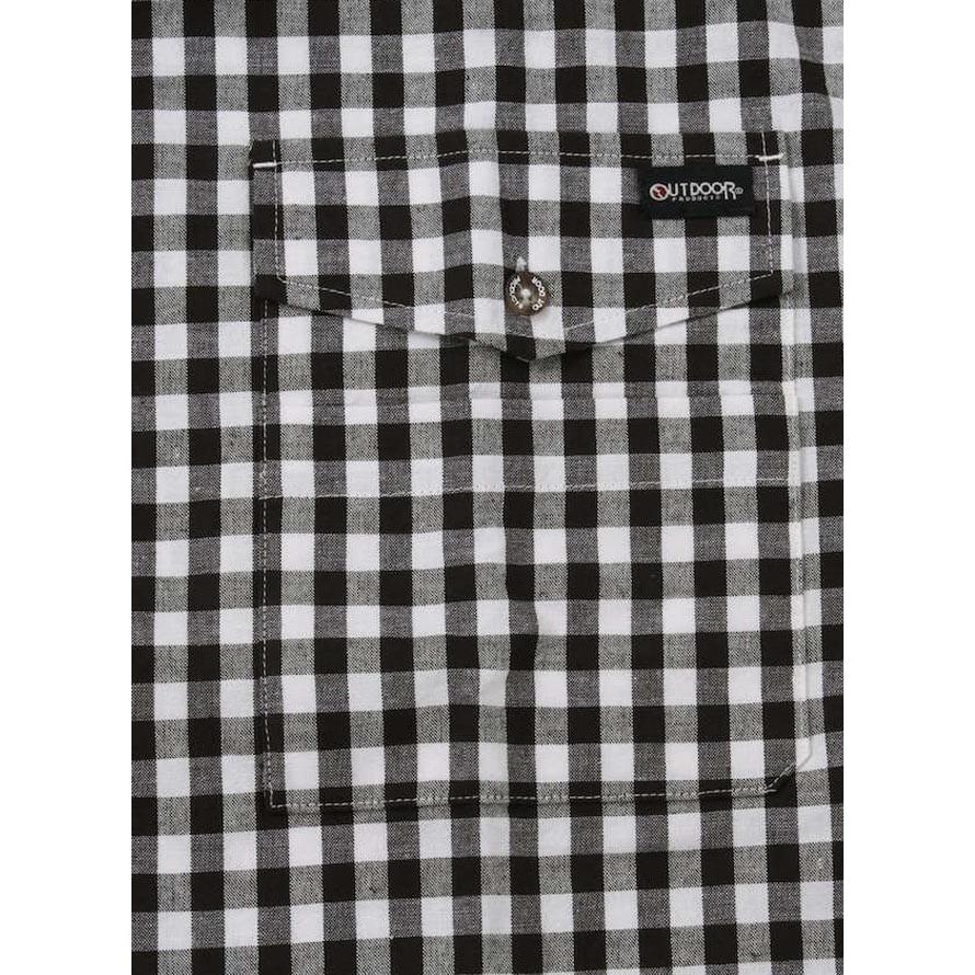 大きいサイズ 長袖マウンテンシャツ メンズ OUTDOOR PRODUCTS (アウトドア) チェック 綿麻 3L 4L 5L 6L 8L  カジュアル 黒 紺 春 夏 | OUTDOOR PRODUCTS | 16