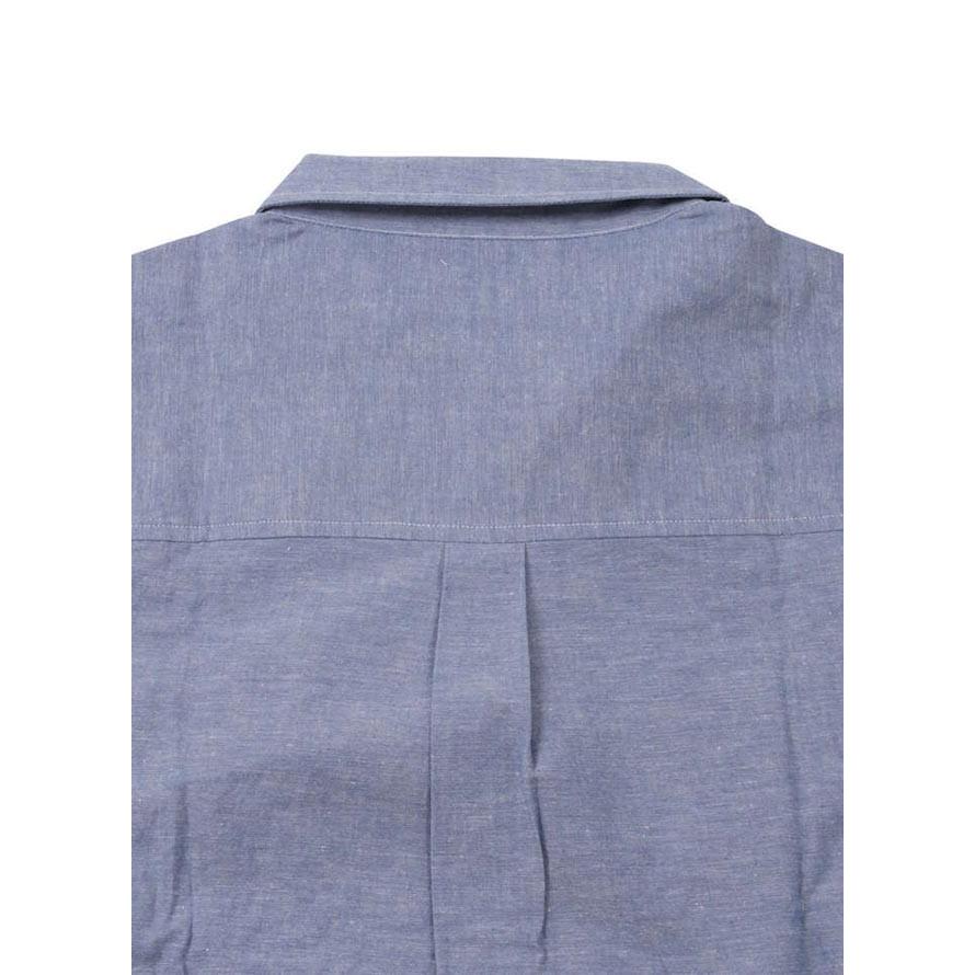 大きいサイズ 長袖ワークシャツ メンズ OUTDOOR PRODUCTS (アウトドア) ロールアップ 3L 4L 5L 6L 8L  カジュアル 白 紺 春 夏 | OUTDOOR PRODUCTS | 10