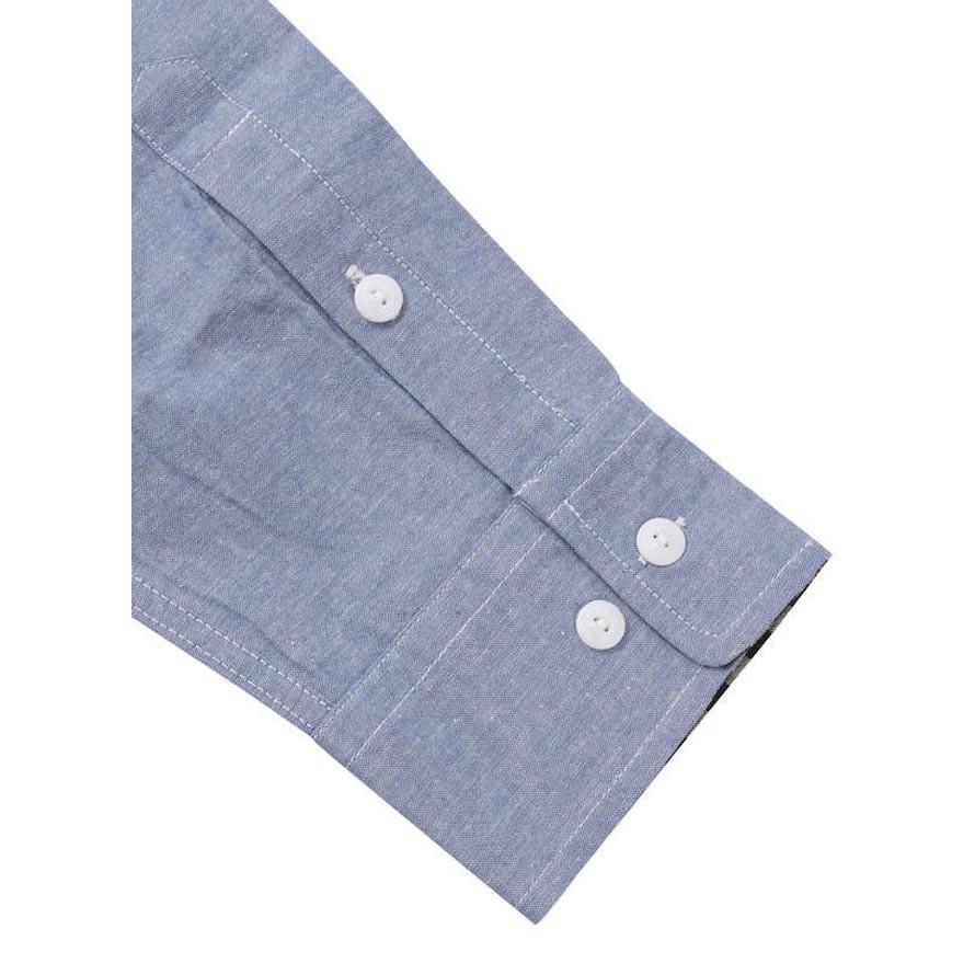 大きいサイズ 長袖ワークシャツ メンズ OUTDOOR PRODUCTS (アウトドア) ロールアップ 3L 4L 5L 6L 8L  カジュアル 白 紺 春 夏 | OUTDOOR PRODUCTS | 05