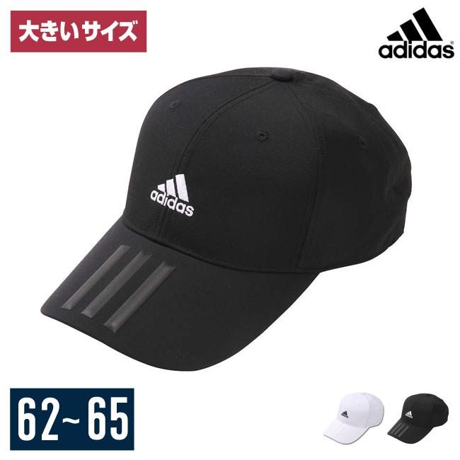 大きいサイズ キャップ メンズ  adidas (アディダス) 吸湿速乾 4L エステルピケ カジュアル スポーツ 白 黒 春 夏 秋 冬 | adidas