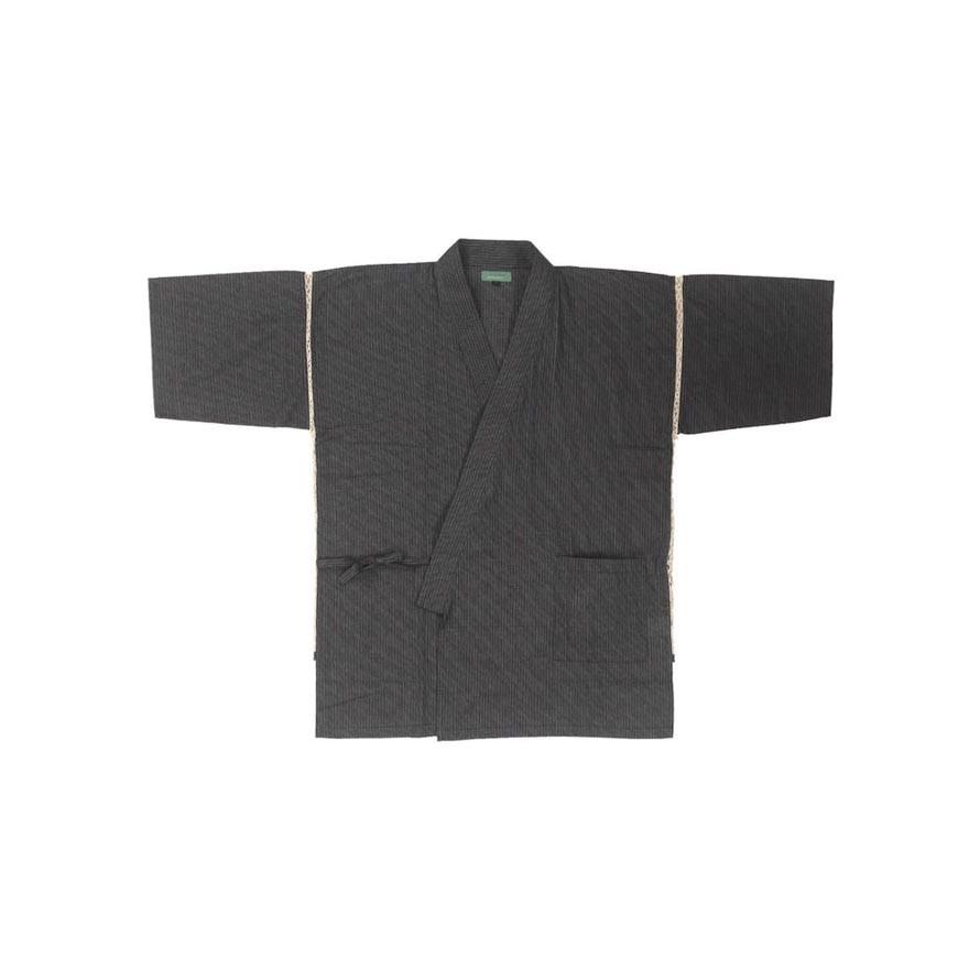 大きいサイズ 男性用甚平 メンズ しじら(リンス加工)  涼感 3L 4L 5L 6L 7L  カジュアル 茶 春 夏 秋 |  | 02