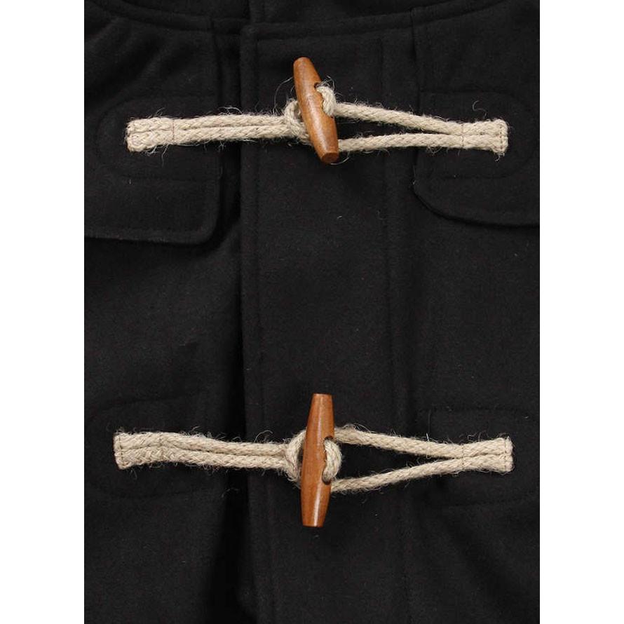 大きいサイズ ダッフルコート メンズ   定番　ウール混素材　フェルト生地 3L 4L 5L 6L 8L  カジュアル 紺 黒 冬 |  | 11