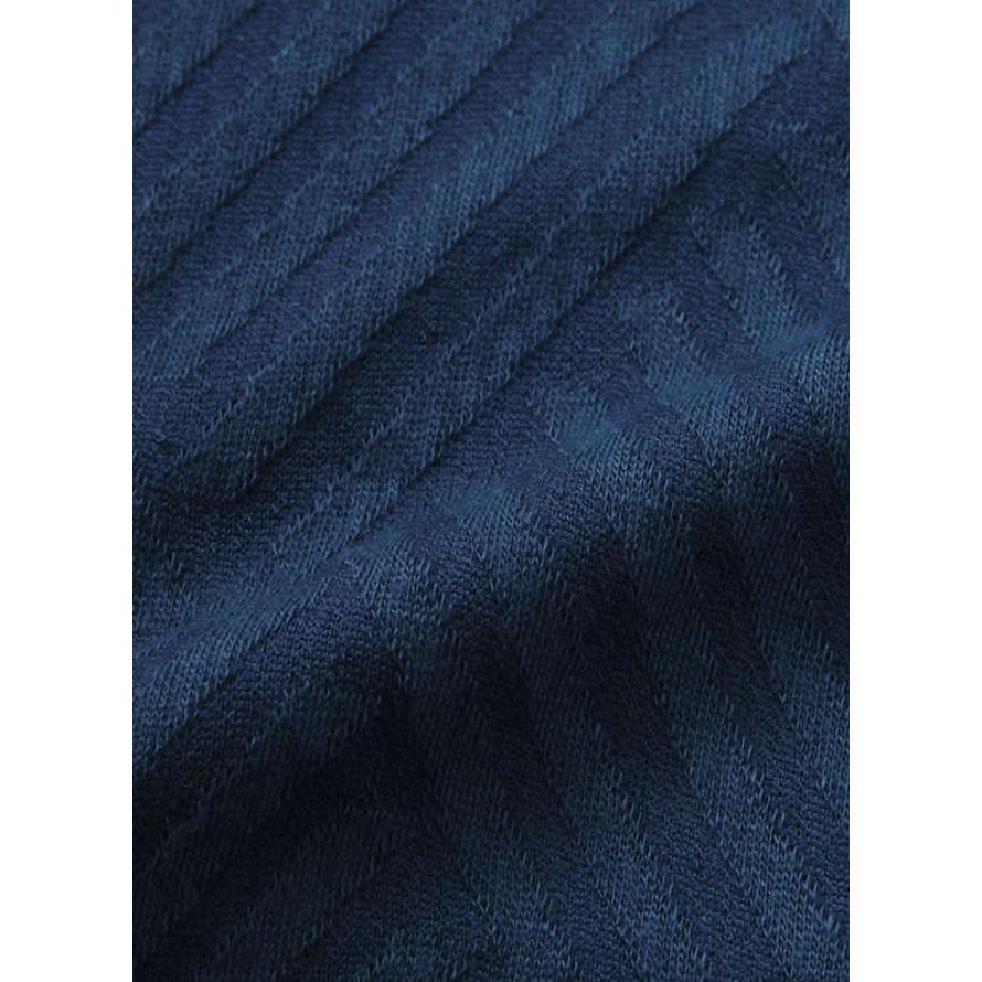 大きいサイズ カーディガン メンズ   ダイヤ柄 ジャガード織 ボタンレス 半袖Tシャツ付き 3L 4L 5L 6L   カジュアル 青　黒 春 夏 秋 |  | 05