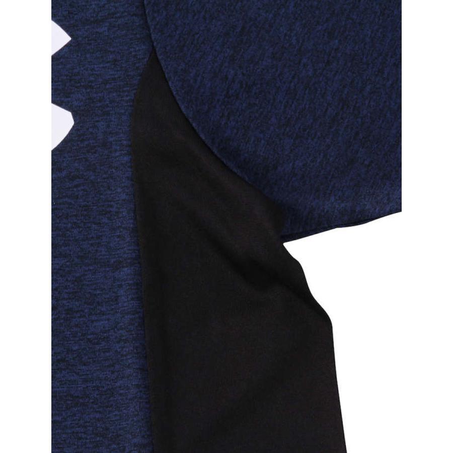 [VOLCANIC (ヴォルケニック)]大きいサイズ 半袖Tシャツカットソー メンズ ハーフパンツセット ロゴ 吸水速乾 UVカット 生地切替 上下セット カジュアル スポーツ |  | 06