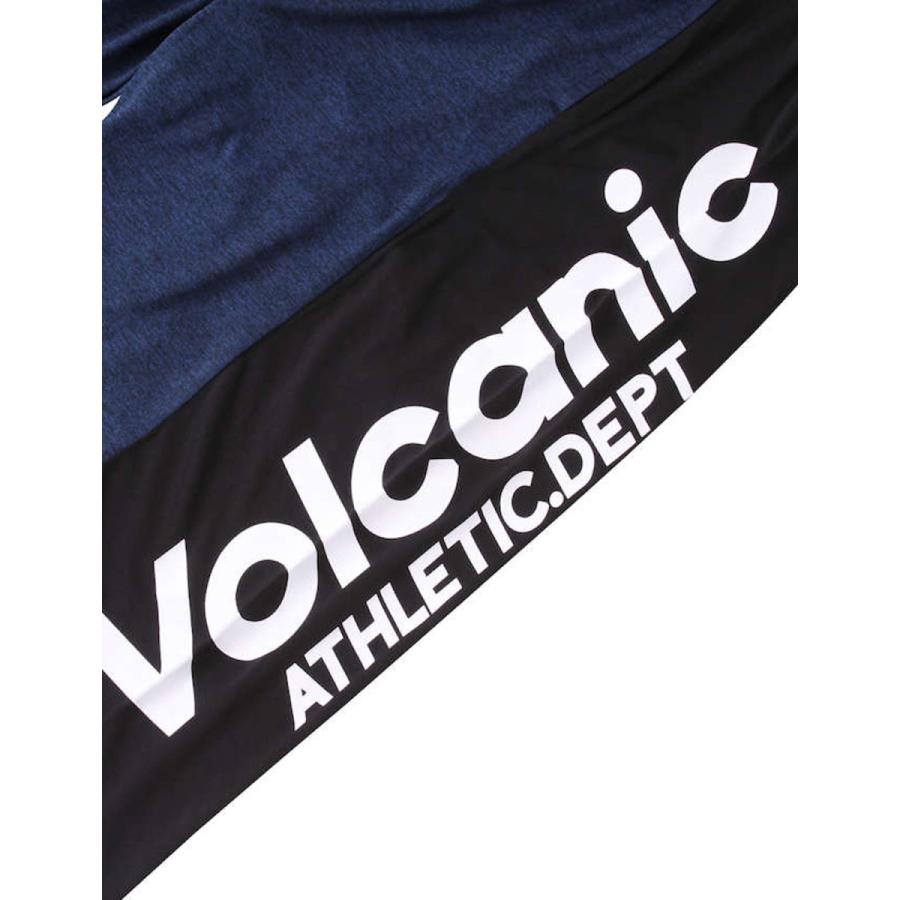 [VOLCANIC (ヴォルケニック)]大きいサイズ 半袖Tシャツカットソー メンズ ハーフパンツセット ロゴ 吸水速乾 UVカット 生地切替 上下セット カジュアル スポーツ |  | 09