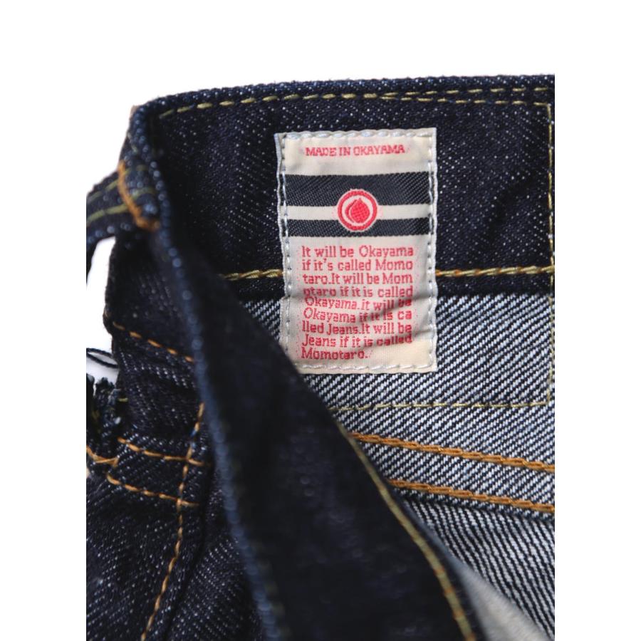 桃太郎ジーンズ(0105SP) 出陣 デニム メンズ ナローテーパード 出陣 ボタンフライ 15.7oz 国産  28〜36 | 桃太郎ジーンズ | 12