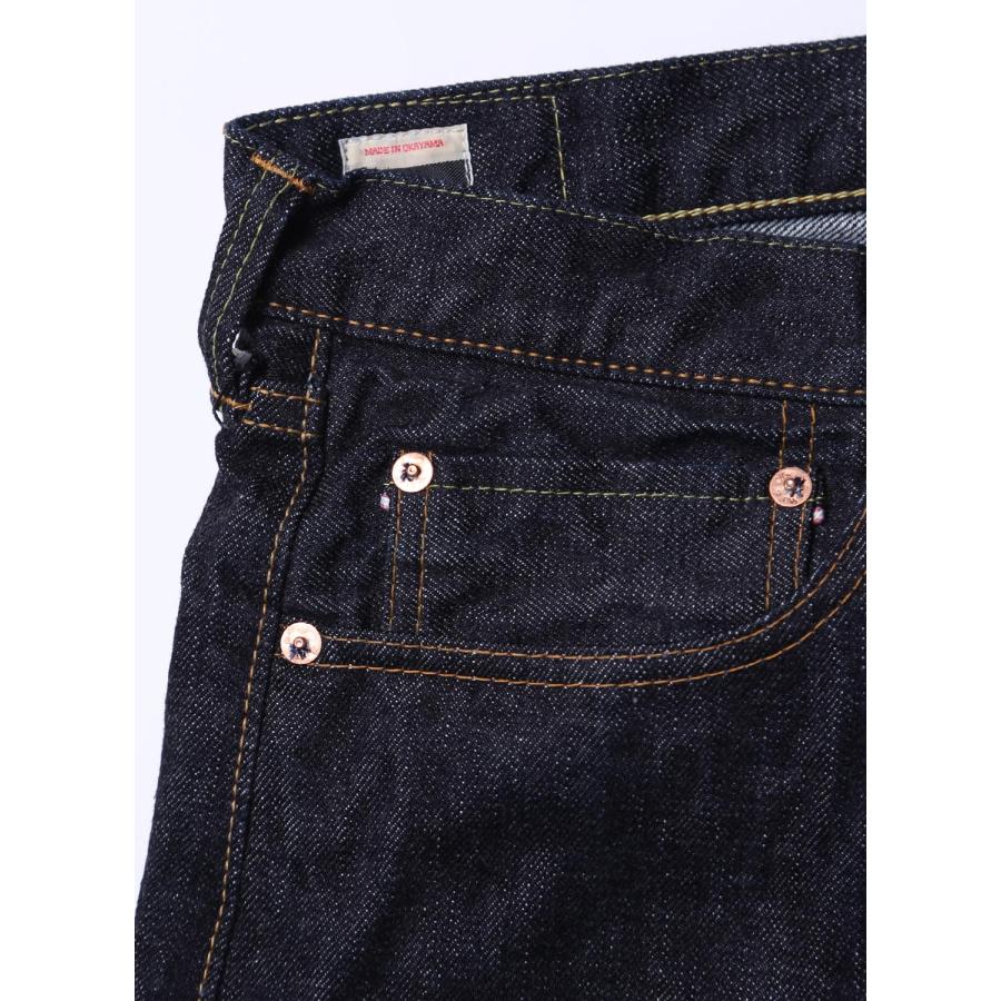 大きいサイズ ジーンズ デニム メンズ スリムストレート 出陣 桃太郎ジーンズ(0205SP) ボタンフライ 15.7oz 国産  38〜42 | 桃太郎ジーンズ | 12