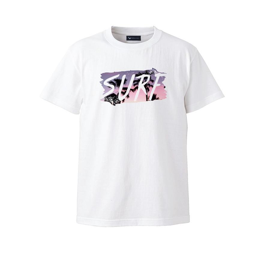 大きいサイズ 半袖Tシャツ カットソー メンズ Uネック ロゴT QT(キューティ) ユーズド感SURF 綿100％ S M L 2L 3L 4L 5L 6L 6.2oz 白 春 夏 |  | 01