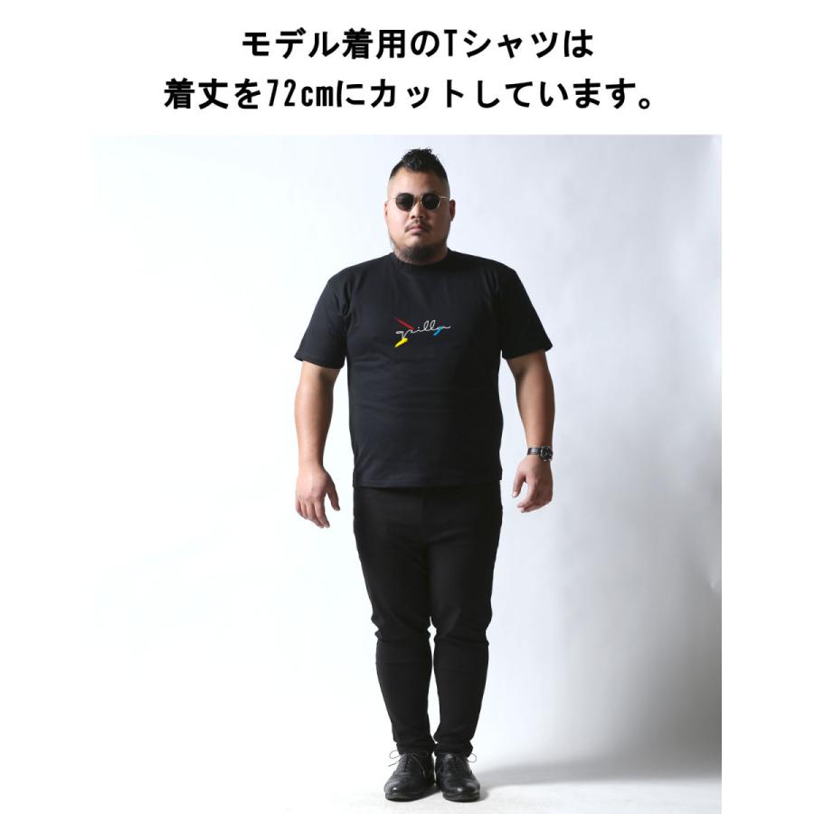 大きいサイズ 半袖 Tシャツ メンズ トップス QT 2L 3L 4L 5L 6L 7L 8L 