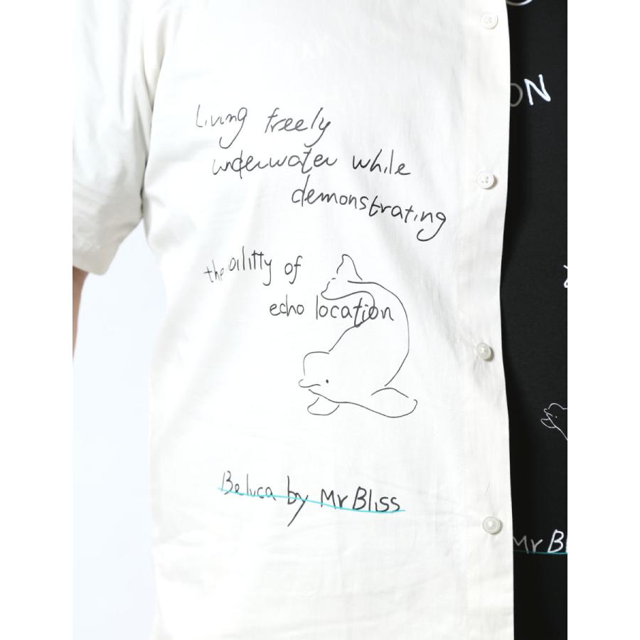 大きいサイズ 半袖シャツ カジュアルシャツ メンズ  Beluca(ベルーカ) ポケット切替 シャツセットアップ ユニセックス 2L 3L 4L   カジュアル 白 黒 春 夏 秋 |  | 07