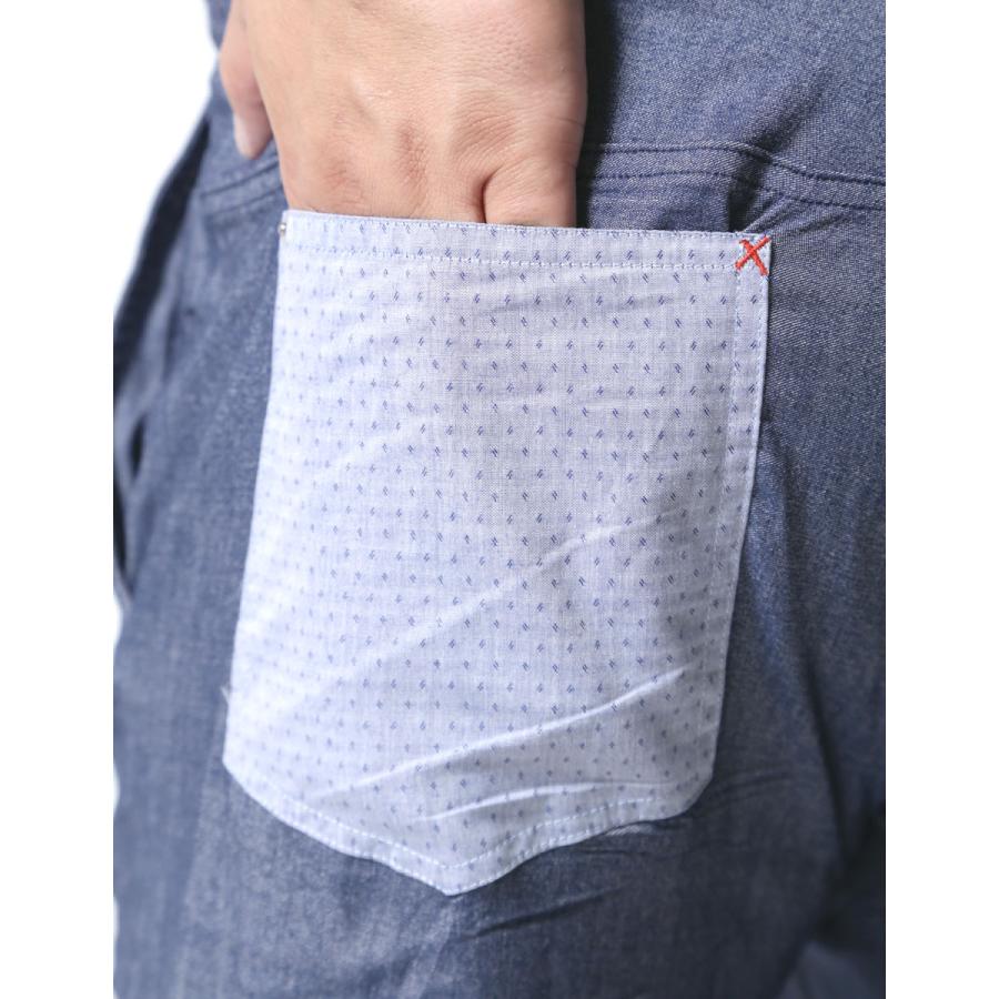 大きいサイズ 半袖 Tシャツ 上下セット セットアップ メンズ カットソー デニム ハーフパンツ Beluca ストレッチ 2L 3L 4L カジュアル 白 紺 春 夏 胸ポケット |  | 21