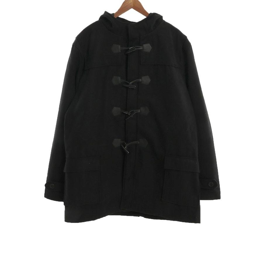 大きいサイズ ダッフルコート メンズ ロング丈  メルトンウール 2L 3L 4L 5L   カジュアル 灰 黒 秋 冬 |  | 05