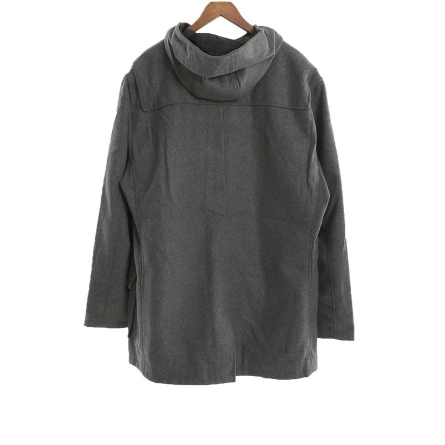 大きいサイズ ダッフルコート メンズ ロング丈  メルトンウール 2L 3L 4L 5L   カジュアル 灰 黒 秋 冬 |  | 07