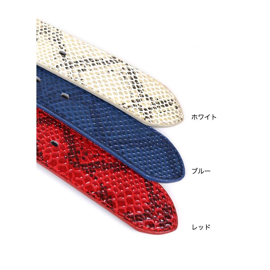 大きいサイズ ベルト メンズ 角美錠 パイソン風 ロング カジュアル 春 夏 秋 冬 〜154cm 8L |  | 04