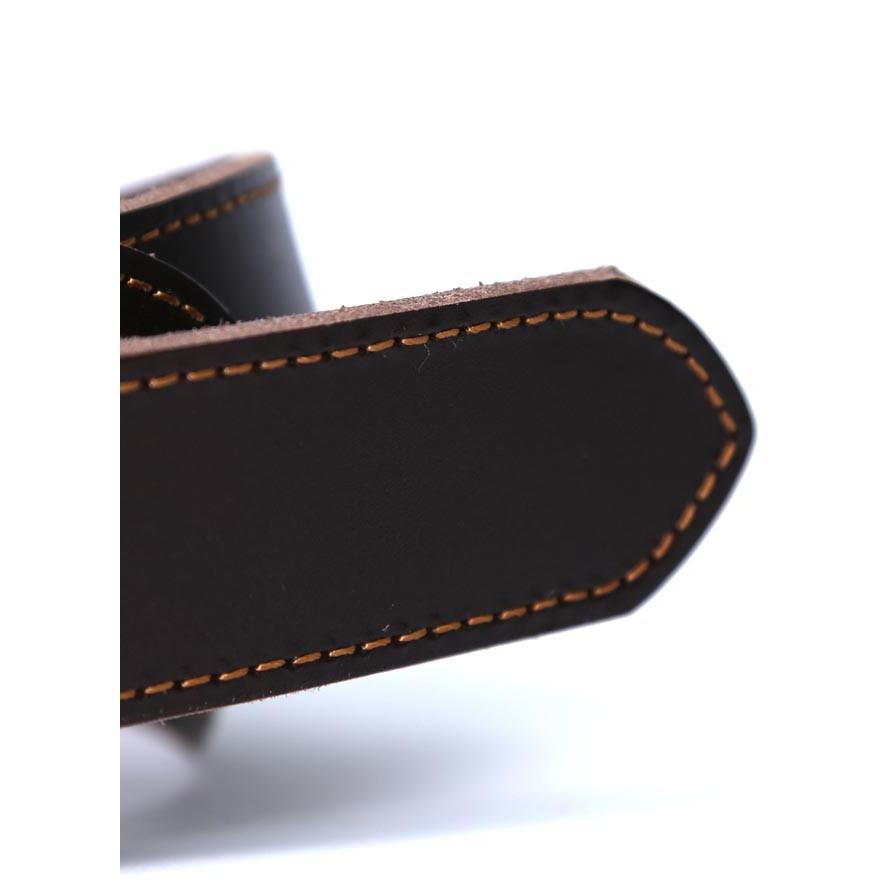 大きいサイズ ベルト メンズ 5段階調整 Lee(リー) レザー 本革 4L    カジュアル 茶 黒 春 夏 秋 冬 | Lee | 04