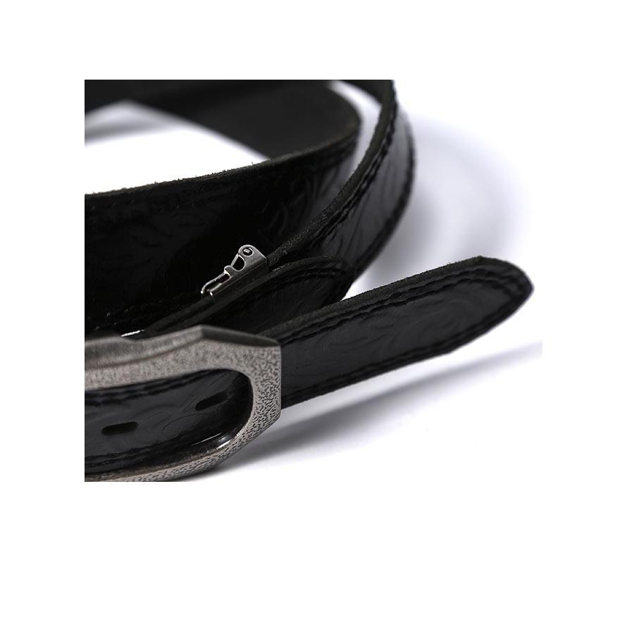 [EDWIN(エドウィン)]大きいサイズ ベルト メンズ 1つ穴 レザー 本革 ボタニカル 花柄 エンボス カジュアル | EDWIN | 05