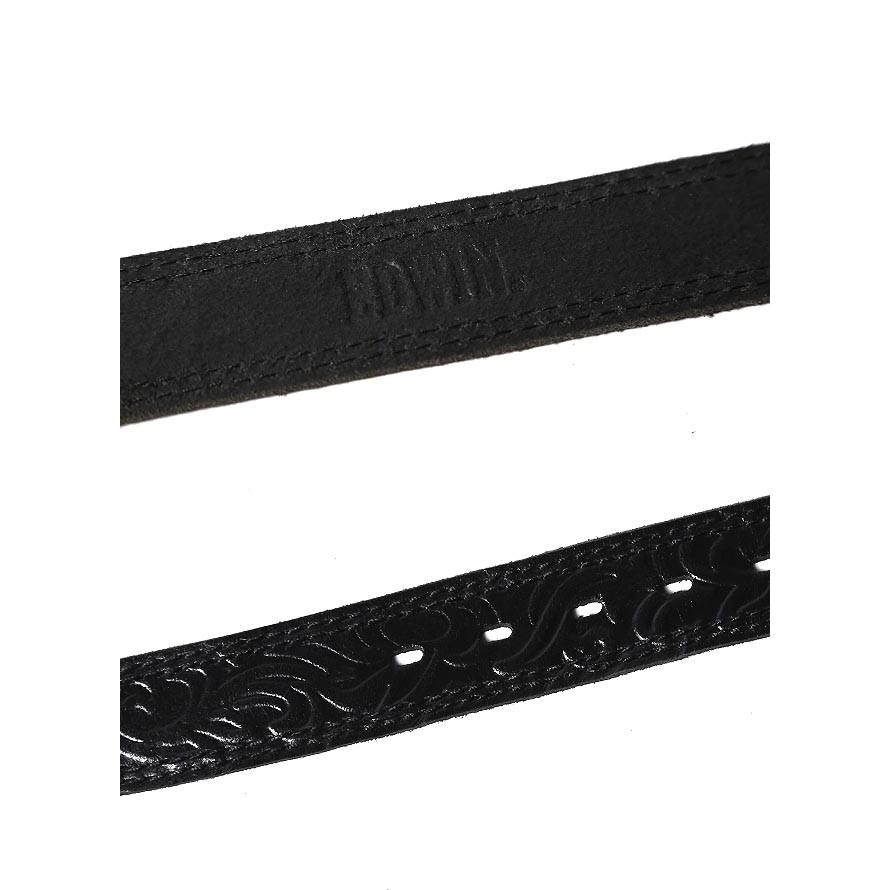 [EDWIN(エドウィン)]大きいサイズ ベルト メンズ 1つ穴 レザー 本革 ボタニカル 花柄 エンボス カジュアル | EDWIN | 07