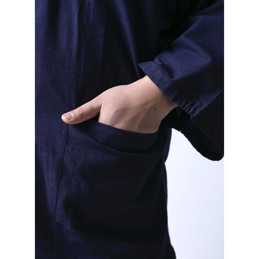 大きいサイズ 男性用作務衣 メンズ  和装 久留米 上下セット 3L 4L 部屋着 作業着 ルームウェア 紺 灰 春 夏 秋 冬 |  | 05
