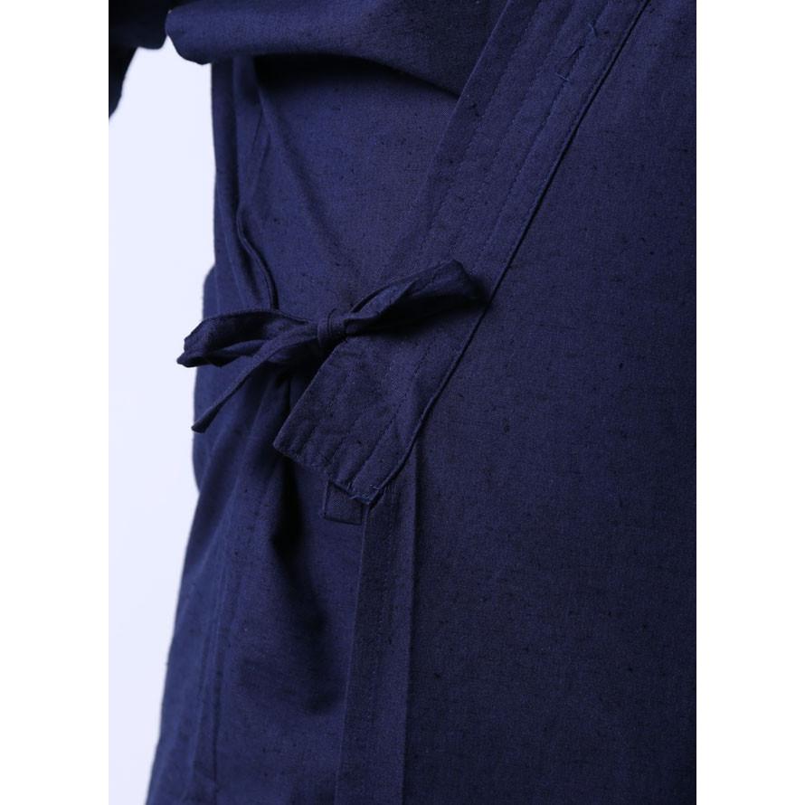 大きいサイズ 男性用作務衣 メンズ  和装 久留米 上下セット 3L 4L 部屋着 作業着 ルームウェア 紺 灰 春 夏 秋 冬 |  | 06