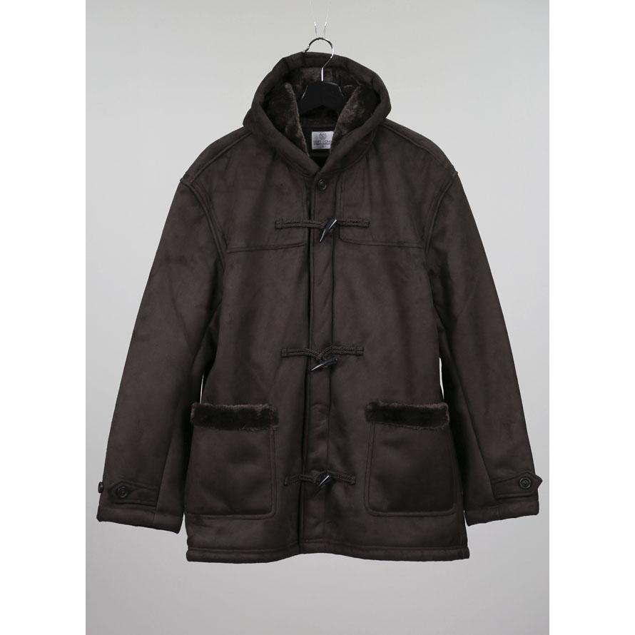 大きいサイズ ダッフルコート メンズ アウター ムートン 総ボア 防寒 カジュアル 黒 茶 冬 2L 3L 4L |  | 05