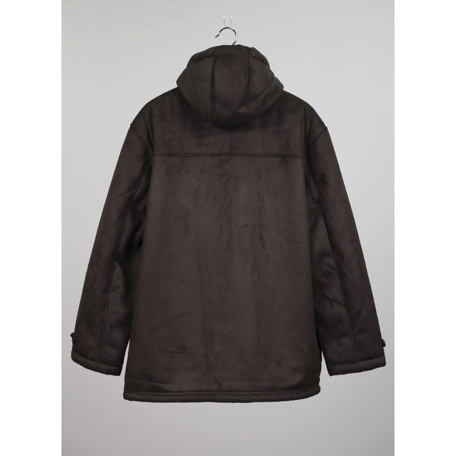 大きいサイズ ダッフルコート メンズ アウター ムートン 総ボア 防寒 カジュアル 黒 茶 冬 2L 3L 4L |  | 08