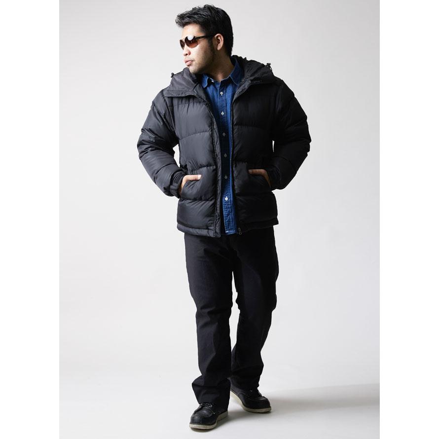 大きいサイズ ダウンコート メンズ ジャケット フード付き ダウン80％ 防寒 カジュアル 黒 カーキ 冬 2L 3L 4L |  | 15