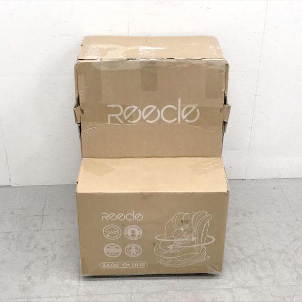 C1661YO 1121【アウトレット品】チャイルドシート Reecle ZA06(グレー) 360°回転式 ISOFIX対応 新生児〜12