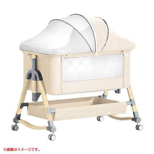 Vinona ベビーベッド 添い寝 折りたたみ ハイローベッド