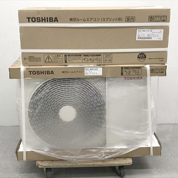 D8397YO □0922【未使用品】ルームエアコン 4k 東芝 RAS-N401TE(W