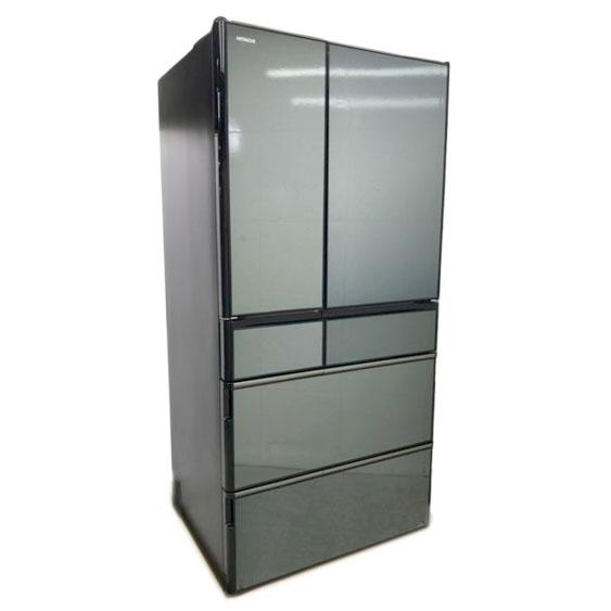 D8859YO ■1015【ほぼ未使用】冷凍冷蔵庫 735L 6ドア フレンチドア 日立 R-WXC74W(X) 25年製 クリスタルミラー D8859YO □1015【ほぼ未使用】冷凍冷蔵庫 735L 6ドア フレンチドア