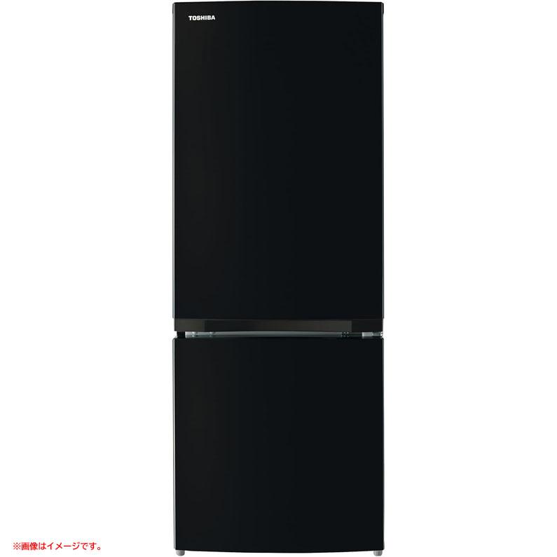 D9491YO ■1105【未使用品】冷凍冷蔵庫 153L 右開き 2ドア 東芝 GR-W15BZ1(K) 25年製 自動霜取り D9491YO □1105【未使用品】冷凍冷蔵庫 153L 右開き 2ドア 東芝 GR