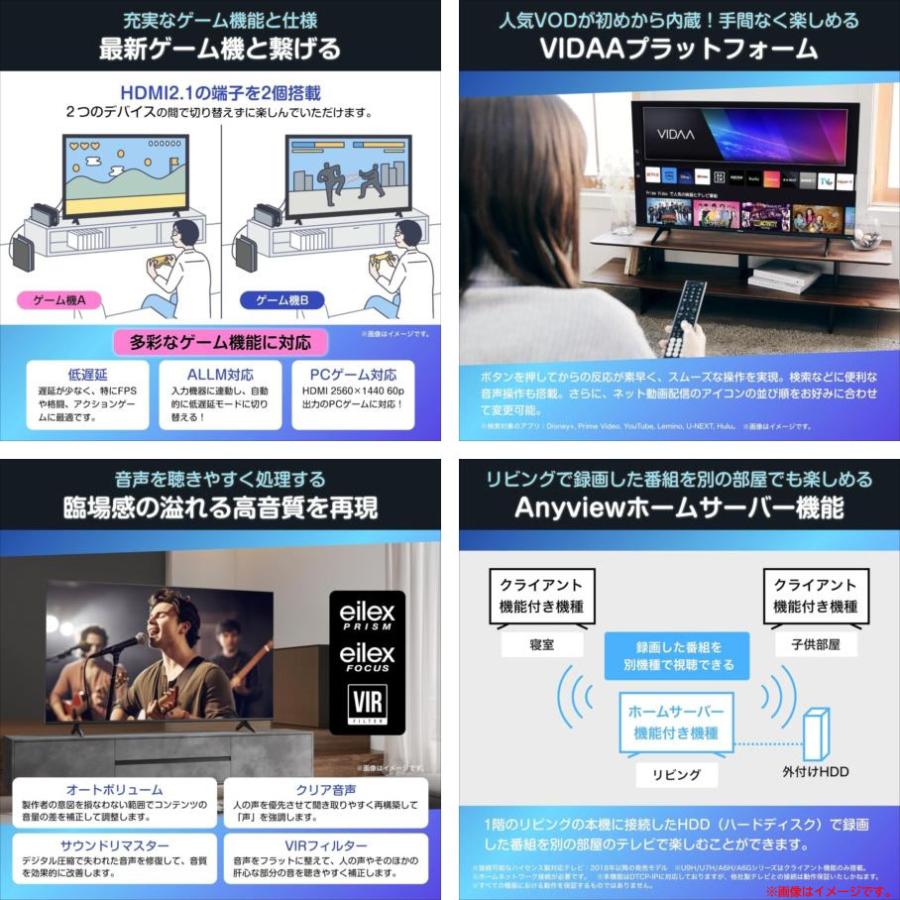 E3616YO □0320【未使用品】液晶テレビ 50V型 4K ハイセンス 50E60N 25 
